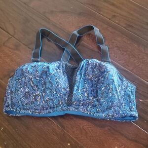 Maidenform Blue and Purple Sports Bra Suze 36D
